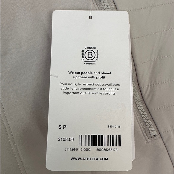 NWT Athleta Peak Hybrid Fleece Leggings/Tights - Picture 6 of 11